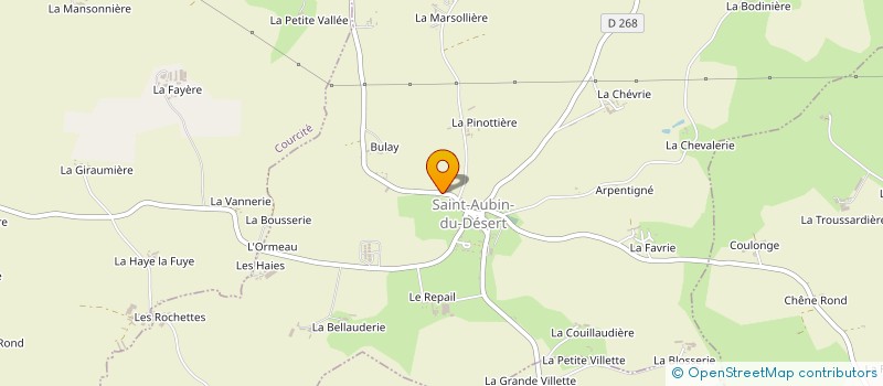 localisation de l'entreprise MADAME CHLOE LIMINANA  SAINT-AUBIN-DU-DESERT