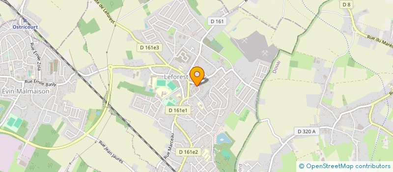 localisation de l'entreprise MADAME CHLOE LINGRAND  LEFOREST