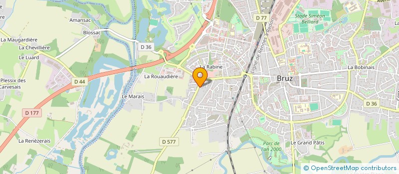 localisation de l'entreprise MADAME CHLOE LONDAS à BRUZ