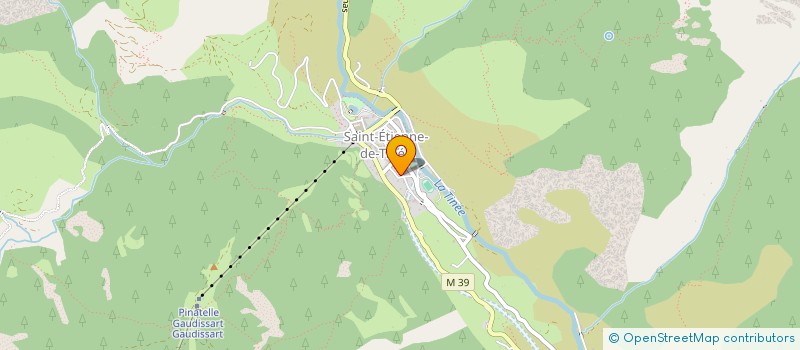 localisation de l'entreprise MADAME CHLOE LOURY  SAINT-ETIENNE-DE-TINEE