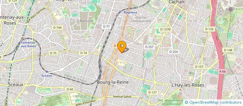 localisation de l'entreprise MADAME CHLOE LOUSTAU à BOURG-LA-REINE