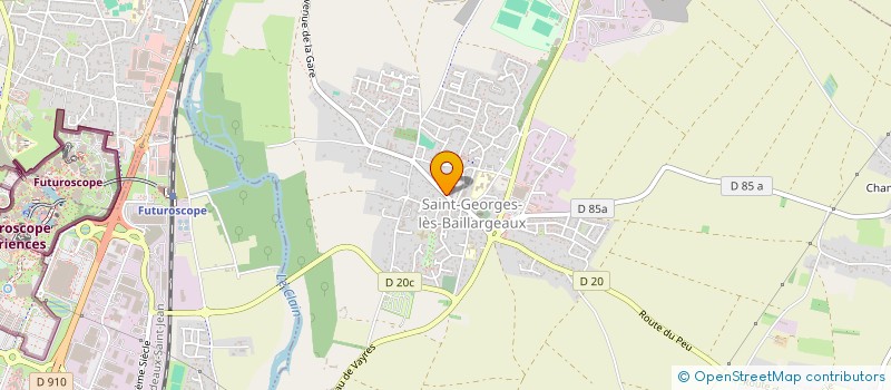 localisation de l'entreprise MADAME CHLOE LOZANO  SAINT-GEORGES-LES-BAILLARGEAUX