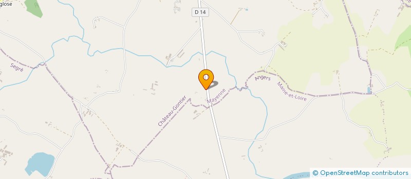 localisation de l'entreprise MADAME CHLOE LUCAS  SAINT-DENIS-D'ANJOU