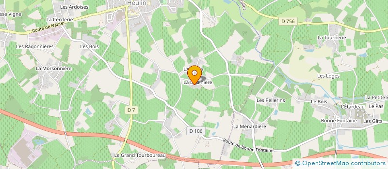 localisation de l'entreprise MADAME CHLOE LUSSEAU  LA CHAPELLE-HEULIN