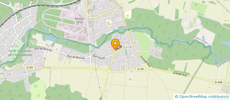 localisation de l'entreprise MADAME CHLOE MADELAINE  BOURAY-SUR-JUINE