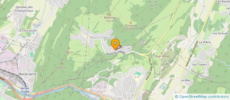 localisation de l'entreprise MADAME CHLOE MAGRO  MONTCHABOUD