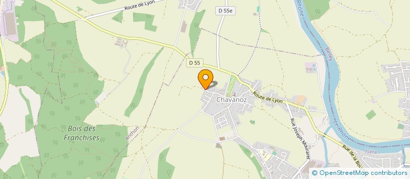 localisation de l'entreprise MADAME CHLOE MAILLOT  CHAVANOZ