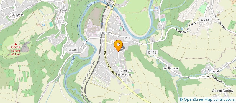 localisation de l'entreprise MADAME CHLOE MALAVAL à VIC-LE-COMTE