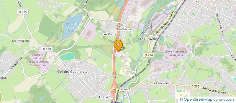 localisation de l'entreprise MADAME CHLOE MALOT  SAINT-VALLIER