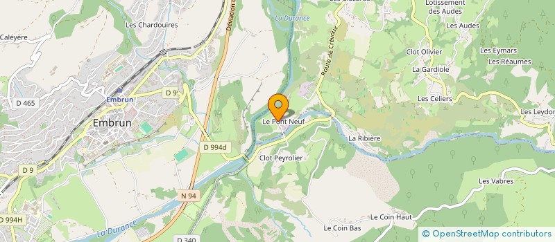 localisation de l'entreprise MADAME CHLOE MANCHADO  SAVINES-LE-LAC