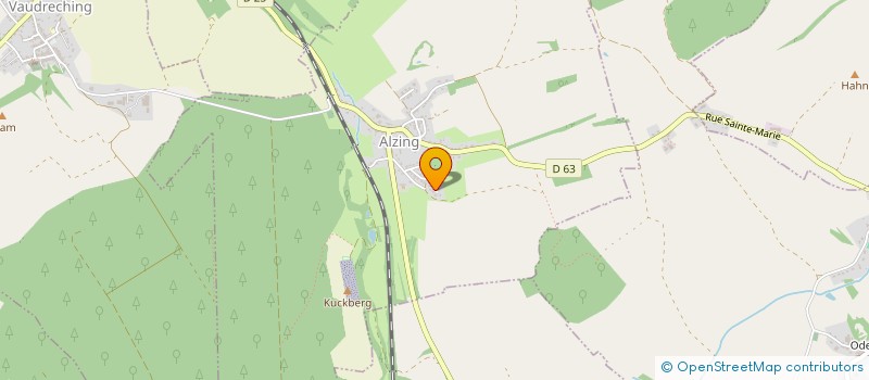 localisation de l'entreprise MADAME CHLOE MANGIN  ALZING