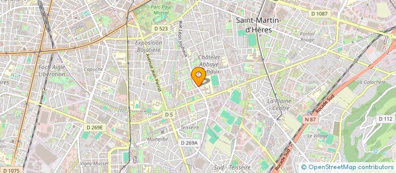 localisation de l'entreprise MADAME CHLOE MANTONNIER  GRENOBLE