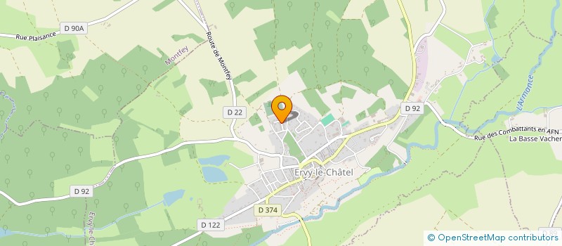 localisation de l'entreprise MADAME CHLOE MARTIN  ERVY-LE-CHATEL