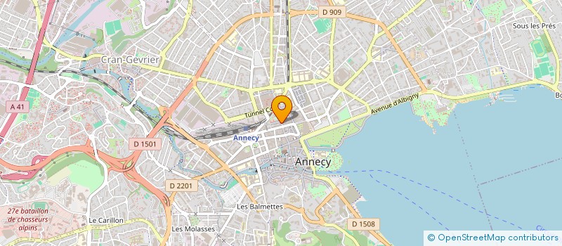 localisation de l'entreprise MADAME CHLOE MARTINEZ à ANNECY