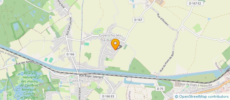 localisation de l'entreprise MADAME CHLOE MARULLI  GIVENCHY-LES-LA-BASSEE