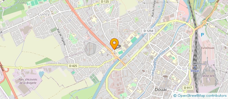 localisation de l'entreprise MADAME CHLOE MASNIN à DOUAI