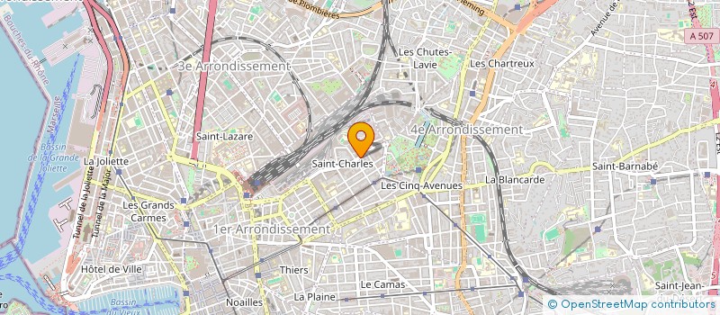 localisation de l'entreprise MADAME CHLOE MASSIMELLI à MARSEILLE