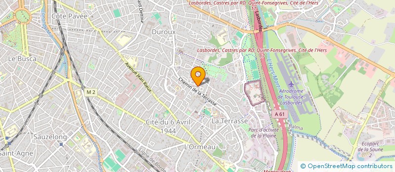 localisation de l'entreprise MADAME CHLOE MASSIN à TOULOUSE