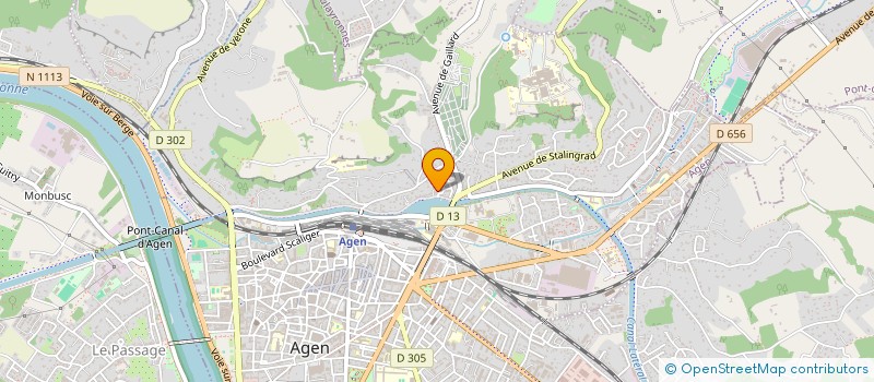 localisation de l'entreprise MADAME CHLOE MAURIES  AGEN