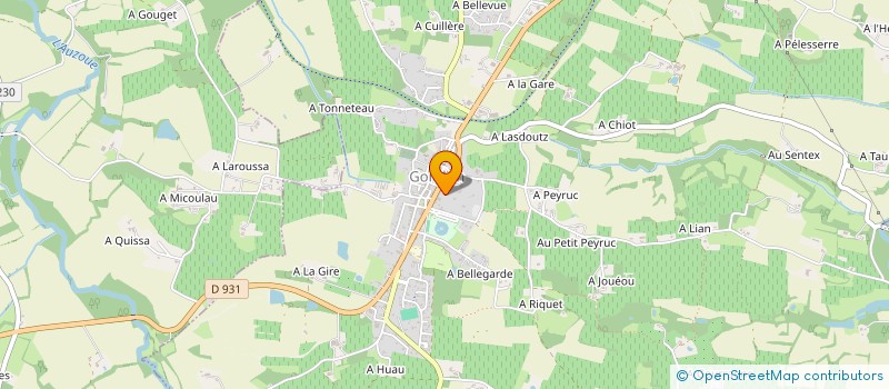 localisation de l'entreprise MADAME CHLOE MEDIAMOLE FLAMAND  CASTERA-VERDUZAN