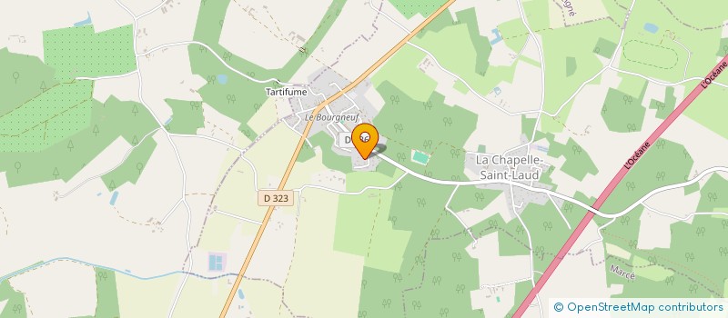 localisation de l'entreprise MADAME CHLOE MEME  LA CHAPELLE-SAINT-LAUD