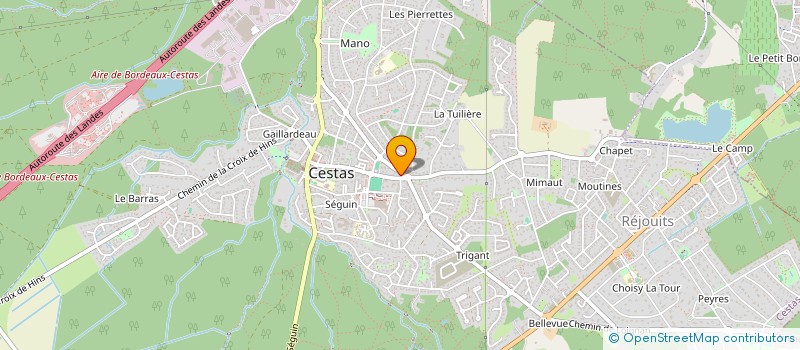 localisation de l'entreprise MADAME CHLOE MENAERT  CESTAS