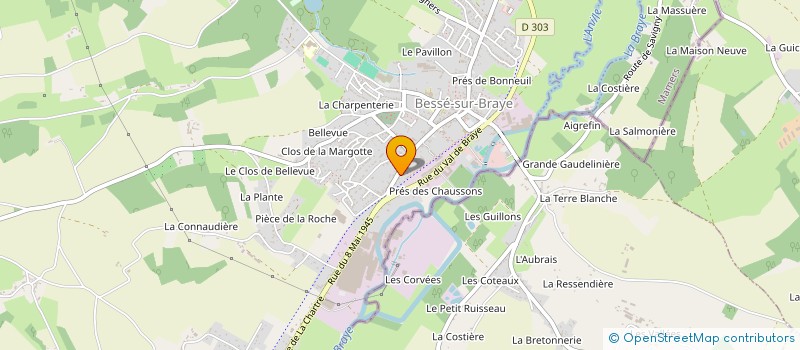 localisation de l'entreprise MADAME CHLOE MENANT  CHAMBRAY-LES-TOURS