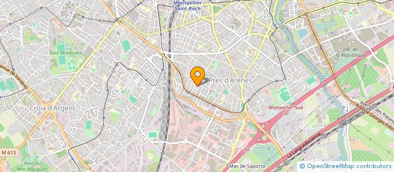 localisation de l'entreprise MADAME CHLOE MENTIERES à MONTPELLIER