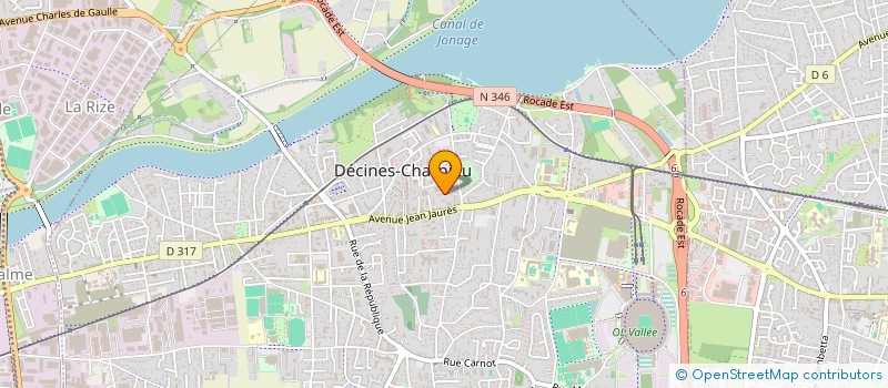 localisation de l'entreprise MADAME CHLOE MERCHAT  DECINES-CHARPIEU