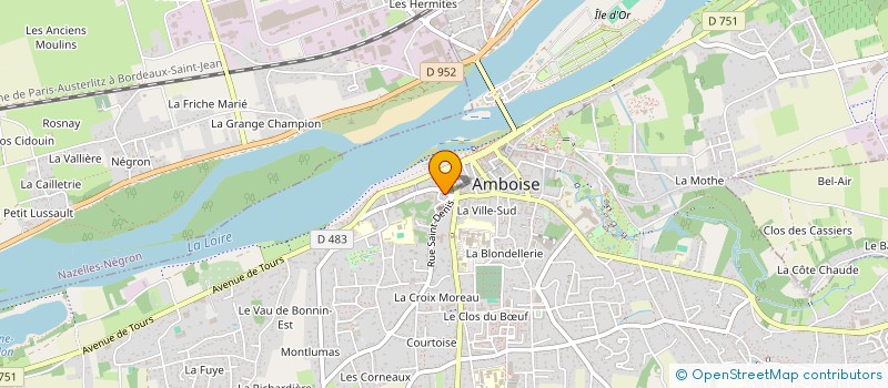 localisation de l'entreprise MADAME CHLOE MERIGARD PIAZZA  AMBOISE