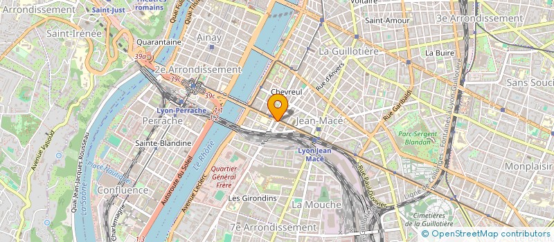 localisation de l'entreprise MADAME CHLOE MERIGUET  LYON