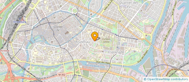 localisation de l'entreprise MADAME CHLOE MICHAUT à STRASBOURG