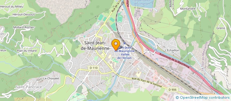 localisation de l'entreprise MADAME CHLOE MILAN à SAINT-JEAN-DE-MAURIENNE