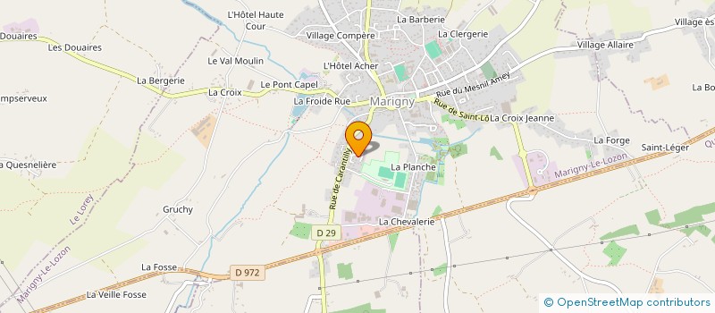 localisation de l'entreprise MADAME CHLOE MILLET à MARIGNY-LE-LOZON