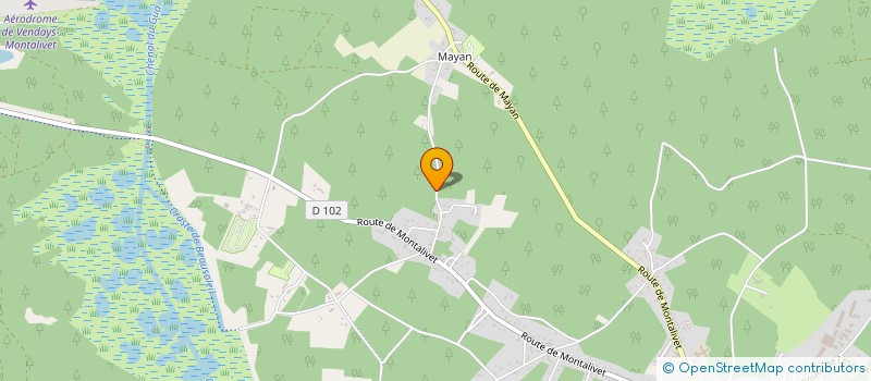 localisation de l'entreprise MADAME CHLOE MILLET à VENDAYS-MONTALIVET