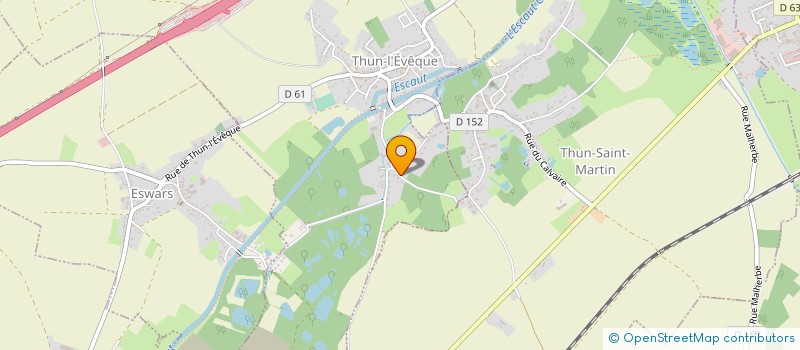 localisation de l'entreprise MADAME CHLOE MILLIOT  THUN-L EVEQUE