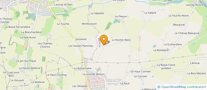 localisation de l'entreprise MADAME CHLOE MILON  MELESSE