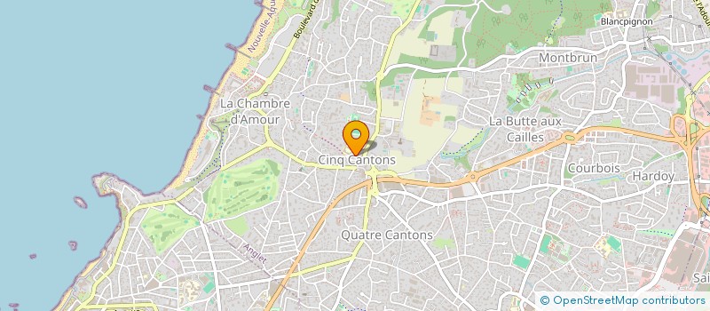 localisation de l'entreprise MADAME CHLOE MIQUEU  ANGLET