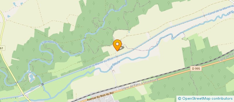 localisation de l'entreprise MADAME CHLOE MIZAC  TROIS FONTAINES L'ABBAYE