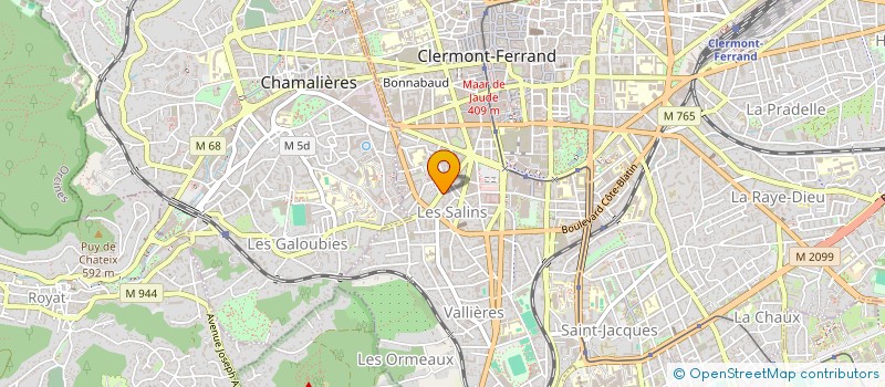 localisation de l'entreprise MADAME CHLOE MOLINIER  CLERMONT-FERRAND