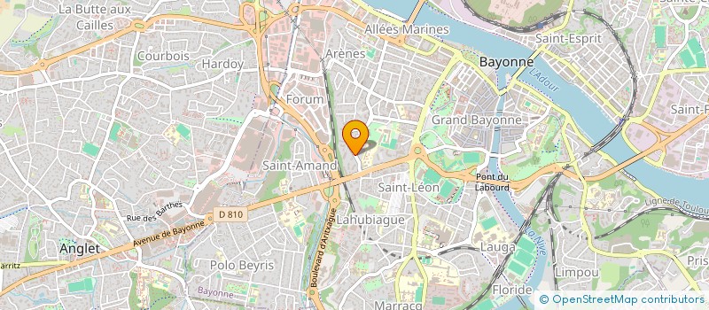 localisation de l'entreprise MADAME CHLOE MOMAS à BAYONNE