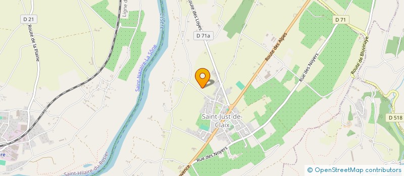 localisation de l'entreprise MADAME CHLOE MONTAGNON  SAINT-JUST-DE-CLAIX