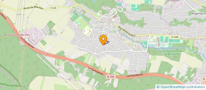 localisation de l'entreprise MADAME CHLOE MONTANUY  MARCOUSSIS