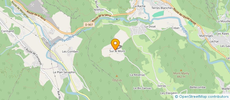 localisation de l'entreprise MADAME CHLOE MORDACQ  MIEUSSY