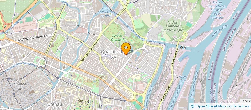 localisation de l'entreprise MADAME CHLOE MORRIS à STRASBOURG