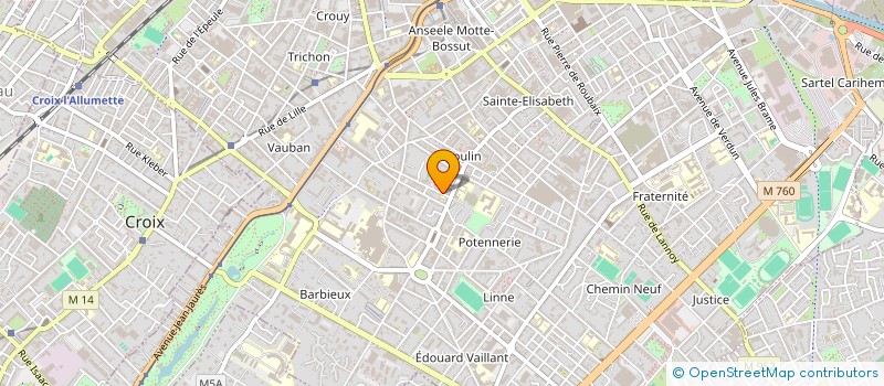 localisation de l'entreprise MADAME CHLOE MULLER à ROUBAIX