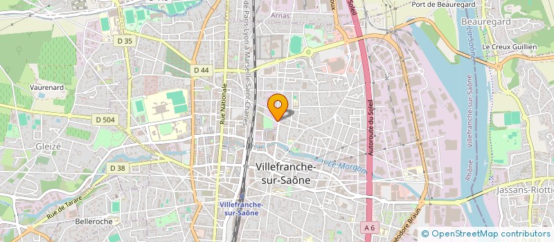 localisation de l'entreprise MADAME CHLOE MUSETTI  VILLEFRANCHE-SUR-SAONE