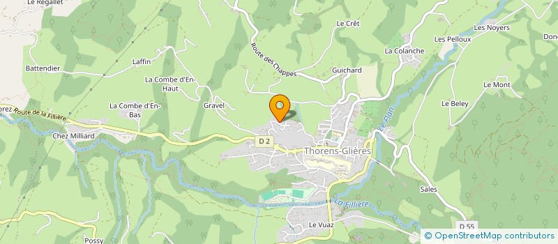 localisation de l'entreprise MADAME CHLOE MUSOLINO  FILLIERE