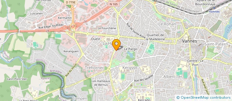 localisation de l'entreprise MADAME CHLOE NEVES  VANNES