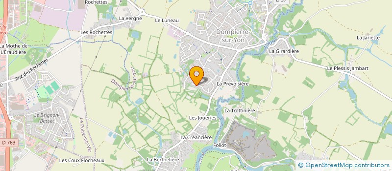 localisation de l'entreprise MADAME CHLOE NICOLAIZEAU à DOMPIERRE-SUR-YON